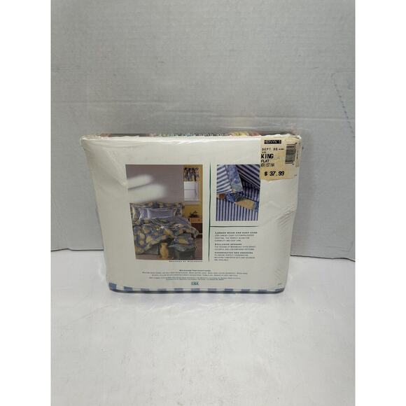 Mervyn’s Celebration Luxury 200 Percale No Iron King Size Flat Sheet Vintage - Picture 3 of 6